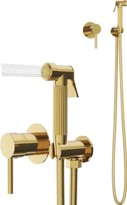 Produktbild von Messing Unterputz-Badewasserhahn Bidetta Dusche Kivo Gold