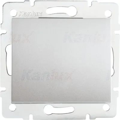 Immagine prodotto di Interruttore unipolare LOGI argento Kanlux 25184