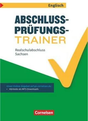 Obrázok produktu pre Abschlussprüfungstrainer Englisch - Sachsen 10. Schuljahr - Realschulabschluss