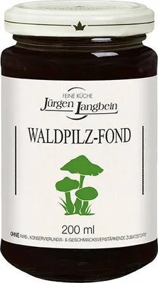 Produktbild von Jürgen Langbein Waldpilz Fond 200ml Glas  Glutenfrei  Ohne Farb- und Konservierungsstoffe