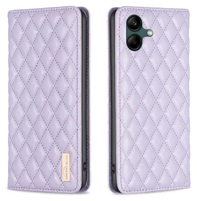 Image de Galaxy A04 4G Case, Elegant Flip Leather Case with Card Slots and Stand for Samsung Galaxy A04 4G Purple
