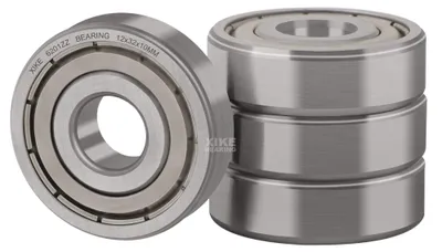 Kugellager 6201ZZ 12x32x10mm, Chromstahl, 4 Stück