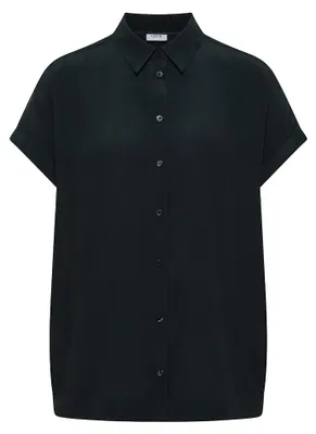 Produktbild von EOS_Solid Shirt Collar Blouse 17672 palm breeze green Größe M