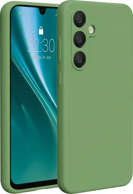 Image de Etteri Silicone Case Housse pour Samsung Galaxy S24 FE en vert clair