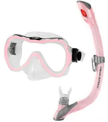 Produktbild von Aqua-Speed Enzo+Evo Kinder-Tauchset rosa