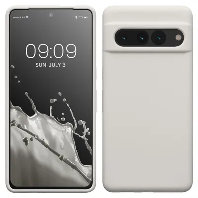 Produktbild von kwmobile Handyhülle für Google Pixel 7 Pro Hülle, für Pixel 7 Pro Case - Hülle Silikon - kabelloses Laden - Weiß matt