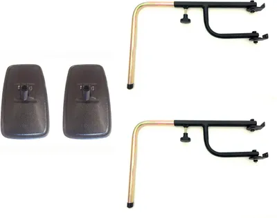 Produktbild von 2x Rückspiegel Außenspiegel Traktor Bagger 285x150 Spiegelarm Spiegelhalter SET