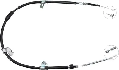 Image de Frein de stationnement à câble 1 450 mm Frein à tambour A.B.S. pour MITSUBISHI L, entre autres