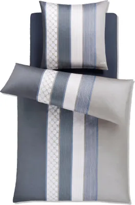 Zdjęcie produktu dla JOOP! Bettwäsche Cornflower Stripes głęboki węgiel 80/80 135/200 cm