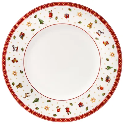 Produktbild von Villeroy & BochToy's Delight Specials Speiseteller Premium Porcelain rot, weiß Set mit 6 Stück