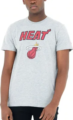 Produktbild von New Era Basic Shirt - NBA Miami Heat grau