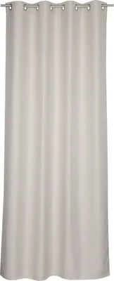 Image de LOESCHEN Schöner Wohnen Echarpe à œillets Opaco I Couleur 30 Beige I Taille 140x250 cm I Pur polyester
