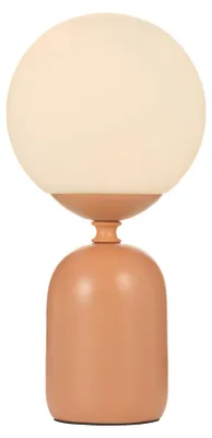 Zdjęcie produktu dla Paulmann Lampa stołowa Glowing Charm, model E14, maksymalna moc 20W, kolor: rdzawy, biały