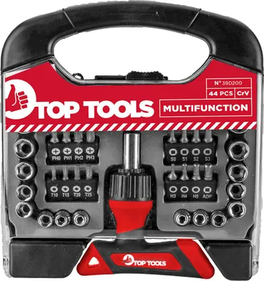 Image de Top Tools Embouts de tournevis avec poignée 44 pcs.