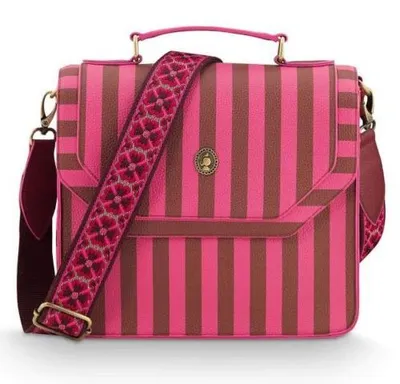 Produktbild von Pip Studio Schultertasche Cross Body Frances Stripe Pink (M)