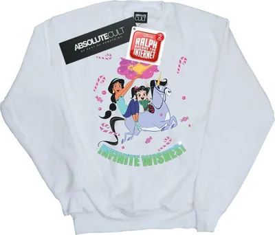 Produktbild von Disney - "Wreck It RalphAnd Vanellope" Sweatshirt für Herren BI50943 (5XL) (Weiß)