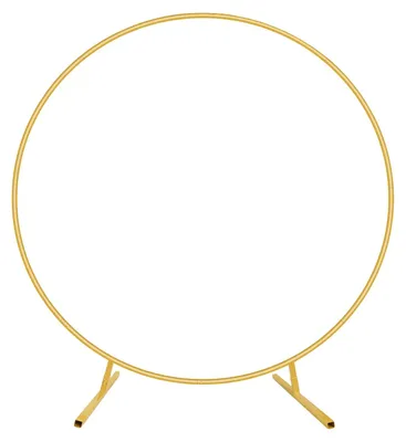 Immagine prodotto di Supporto ad arco per palloncini, robusta struttura in metallo, versatile per eventi, dorato
