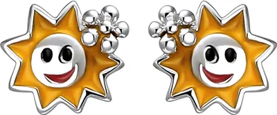Produktbild von JOBO Kinder Ohrstecker Sonne 925 Sterling Silber Ohrringe Silberohrringe