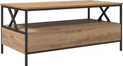 Produktbild von Couchtisch Eiche handwerklich 100 x 51 x 45 cm Holzwerkstoff