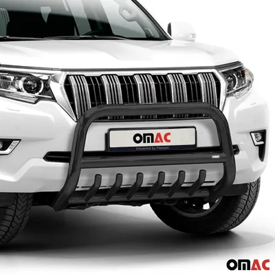 Obrázek produktu pro Nerezová ochrana předního nárazníku pro Toyota Land Cruiser 150 2017-2022 s ABE černá