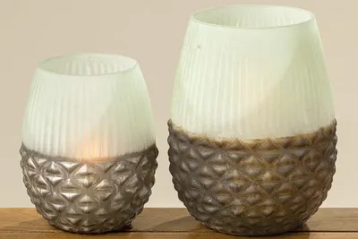 Produktbild von Boltze Gruppe Amisu Windlicht Farbmix 19 x 16 cm