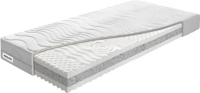 Zdjęcie produktu dla Materac piankowy Benab Dream Optimal Materac 140 x 200 cm Materace piankowe H4 / H5 H4 / H5 twardość 17 cm vysokość Materace piankowe, PUR, POE, 7 stref, Nopy