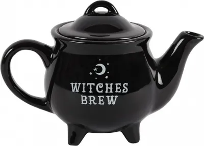 Produktbild von Schwarze Hexenkessel Teekanne aus Keramik