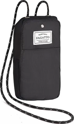 Produktbild von ZAGATTO ZG53 WEST PACK Kleines schwarzes Etui für Dokumente und mehr Reisepasstasche