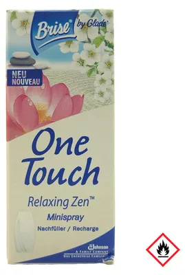 Zdjęcie produktu dla Glade One Touch Relaxing Zen – odświeżacz powietrza w sprayu, zapach świeżości, 10 ml
