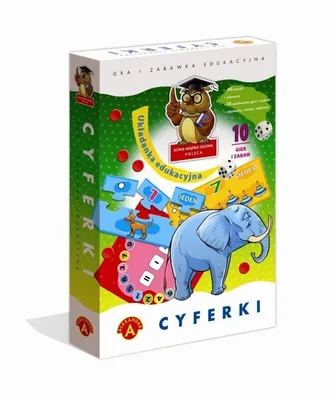 Zdjęcie produktu dla ALEXANDER Cyferki - układanka edukacyjna 1316