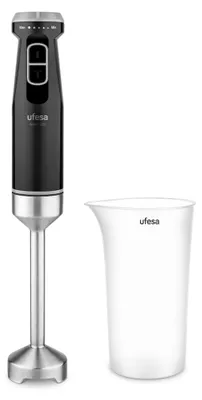 Produktbild von Ufesa Mars 1200 Max, Pürierstab, 1200 W, Schwarz, Edelstahl