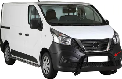 Image de Pare-buffle Avant pour Nissan NV300 2016-2021 63 mm en Acier Noir