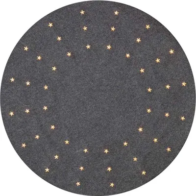 Produktbild von Eglo LED Christbaumdecke Matte Granne Grau rund Ø80cm Sterne beleuchtet
