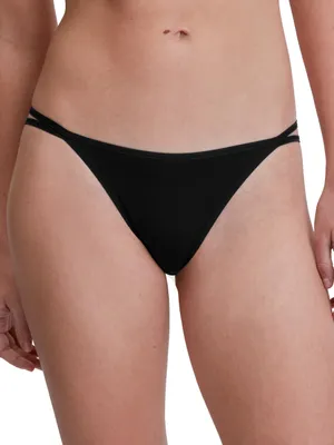 Produktbild von CALIDA Sleek Skin Tanga-Slip Damen schwarz 40-42