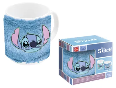 Produktbild von Stor – Stitch – Tasse mit Plüschhülle, 11 oz