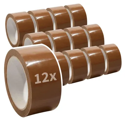Produktbild von selmundo 356, PP-Packband, 50mm x 66m, braun 12