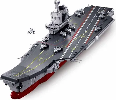 Image de Sluban Model Bricks M38-B1210 Porte-avions Shandong