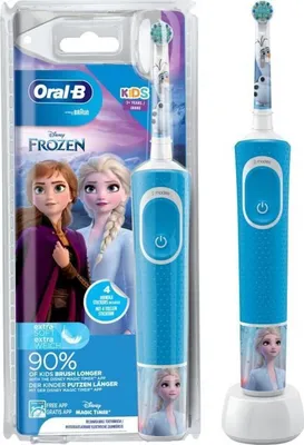 Produktbild von Oral-B Kids Frozen Elektrische Kinderzahnbürste, Kind, Rotierende-vibrierende Zahnbürste, Tägliche Pflege, Mehrfarbig, 2 min, 3 Jahr(e)