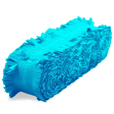 Produktbild von Kreppgirlande blau für feierliche Raumdeko, 24 m lang, Papier, 1 Stück