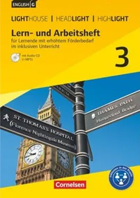 Image de English G Lighthouse / English G Headlight / English G Highlight  3: 7. Schuljahr. Arbeitsheft mit Audio-CD f