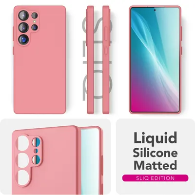 Produktbild von NALIA Silikonhülle für Samsung Galaxy S25 Ultra – Kameraschutz & Innenfutter – PHOENIX (Soft-Touch Case) – Marke aus Berlin – Sanftrosa