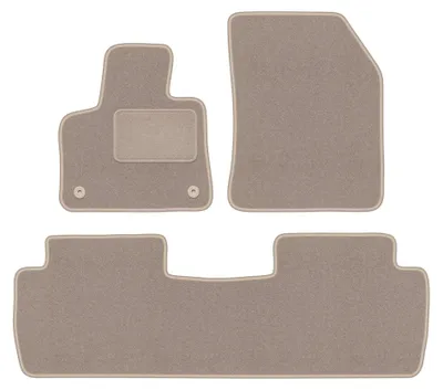 Immagine prodotto di Tappetini in moquette per Peugeot 5008 II 2017- (crossover) – set 4 pezzi, beige, su misura – Wielganizator LUX – versione W0886
