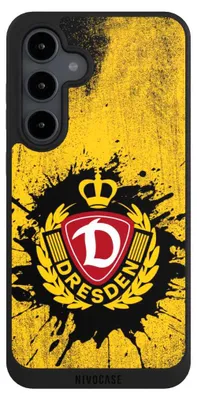 Produktbild von NIVOCASE Handyhülle für Samsung Galaxy S24 FE 5G  Hülle NIVOpure Case Schwarz Fußball Offizielles Lizenzprodukt SG Dynamo Dresden