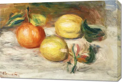 Immagine prodotto di Quadro 90x60 cm Lemons and Orange, Pierre-Auguste Renoir per il salotto
