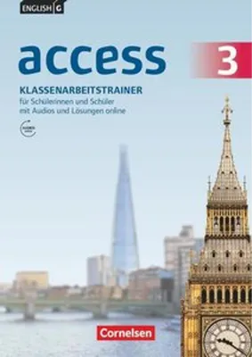 Immagine prodotto di English G Access Band 3: 7. Schuljahr - Allgemeine Ausgabe Baden-Württtemberg - Klassenarbeitstrainer mit Audios und Lösungen online