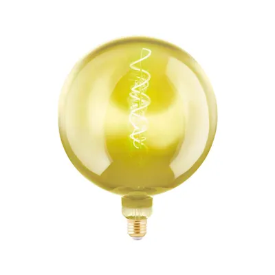 Produktbild von Eglo LED Spiral Filament Leuchtmittel Globe G200 4W E27 Gold 40lm extra warmweiß 1900K DIMMBAR