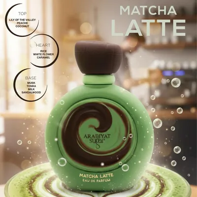 Immagine prodotto di Arabiyat Sugar Matcha Latte 100ml Eau de Parfum per donna