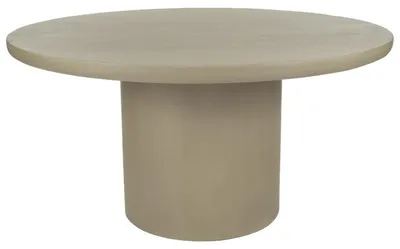 Image de Table Pomax Piastro, beige | gris, diamètre 150 cm, hauteur 76 cm