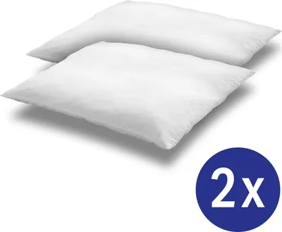 Zdjęcie produktu dla 2 x poduszka z mikrofibry CloudComfort Basic 80 x 80 cm