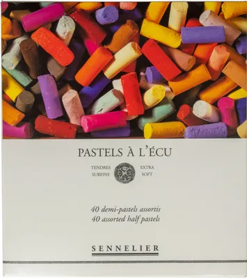 Produktbild von Sennelier Pastellfarben - Kartonschachtel mit 40 halben Pastellen ECU - N131230